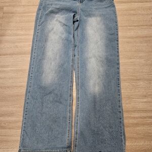 Stylish Light Blue Women's Flare Jeans